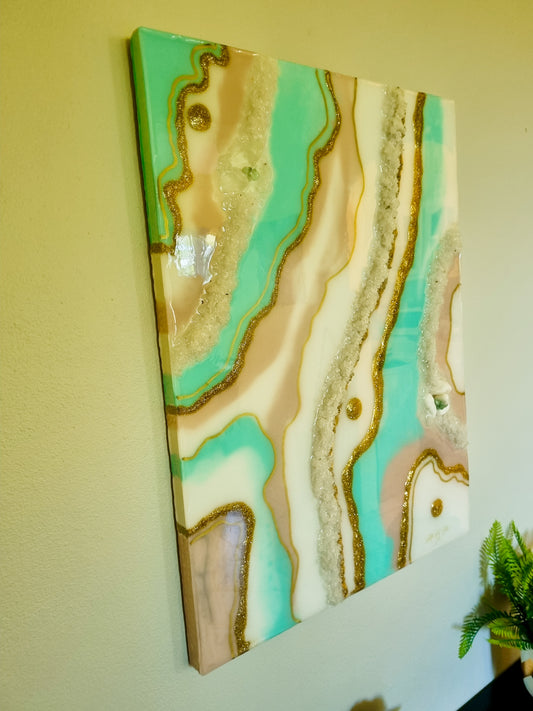 Geode Art Piece