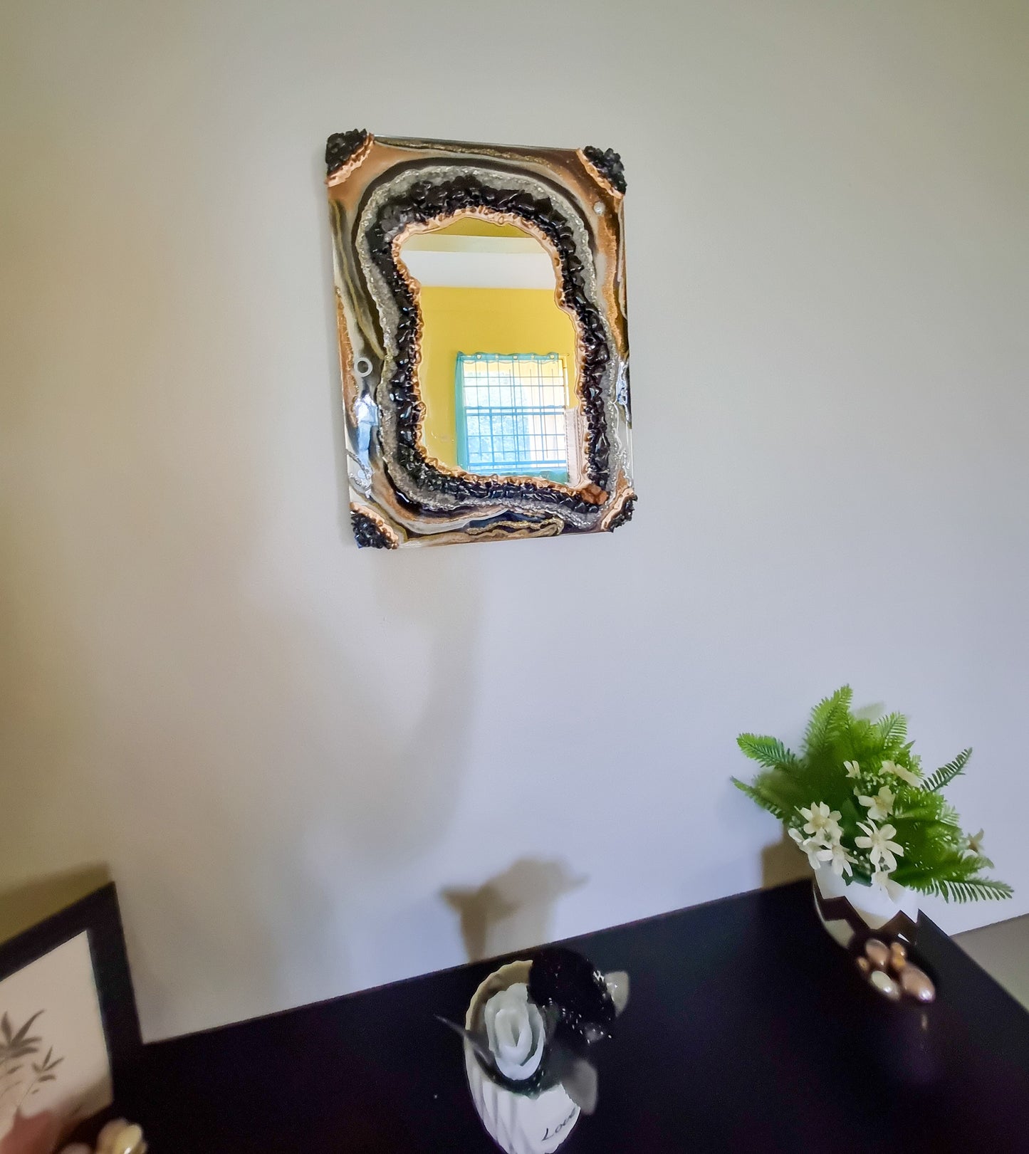 Whimsical Geode Mirror