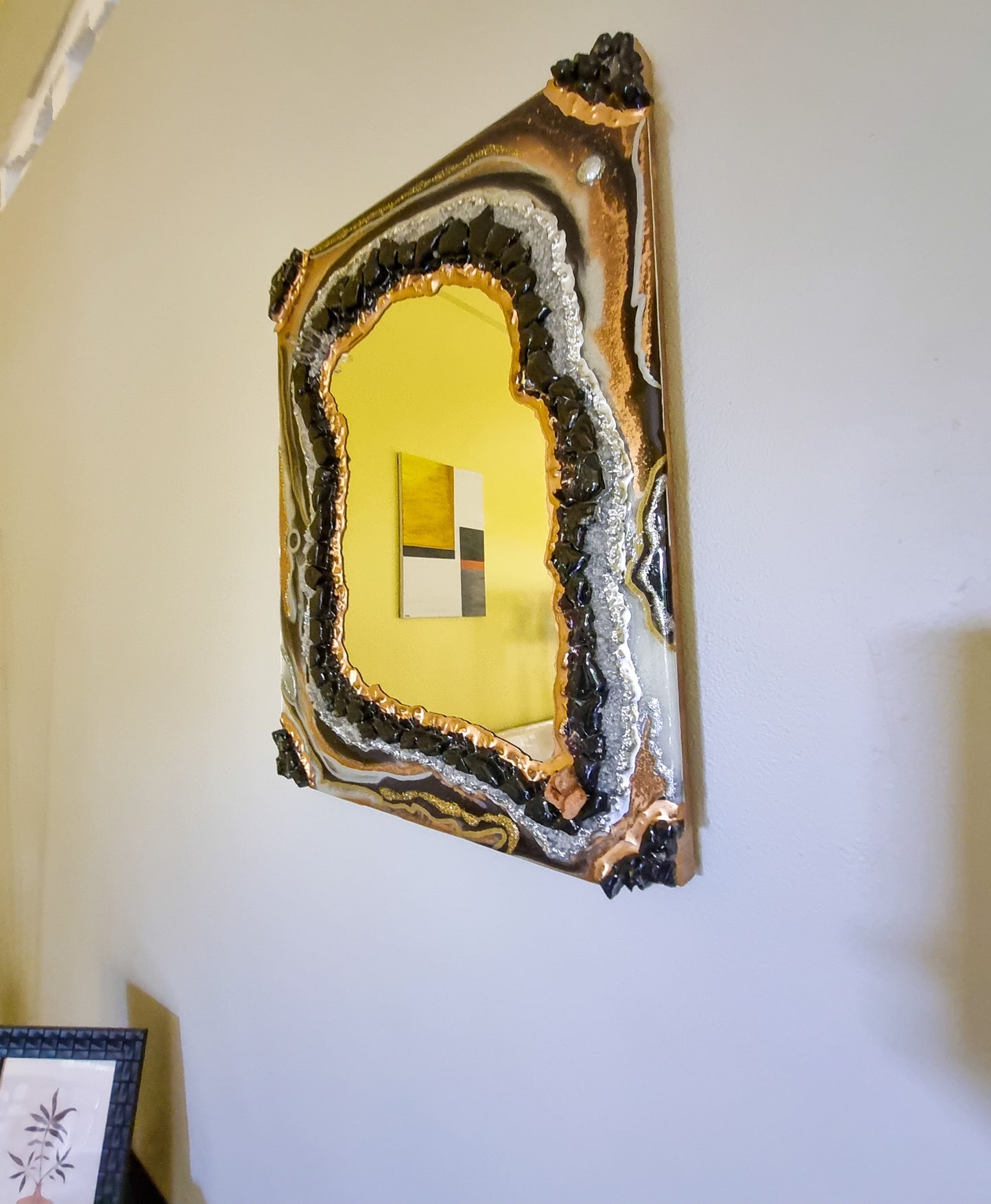 Whimsical Geode Mirror