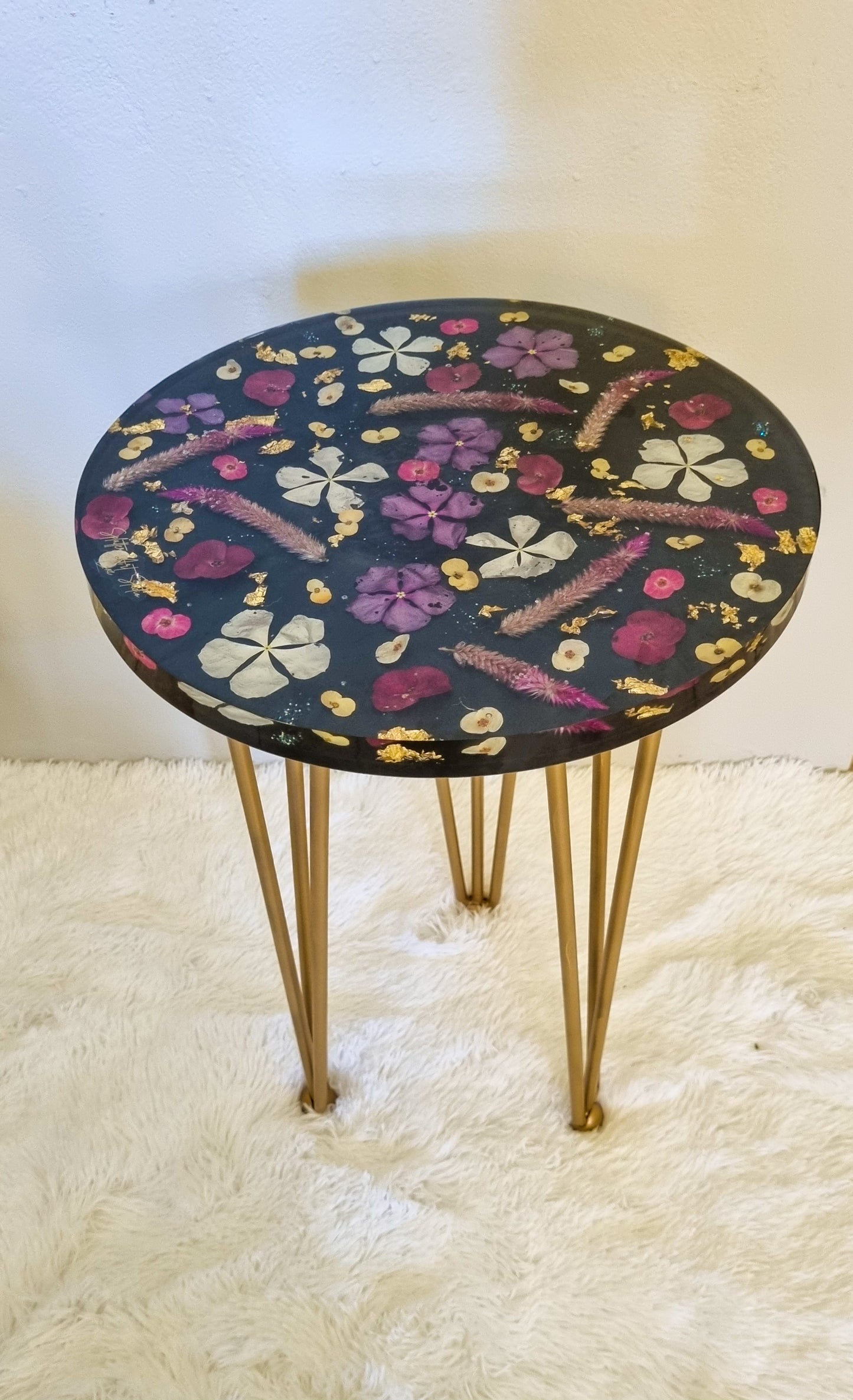 Floral Accent Table