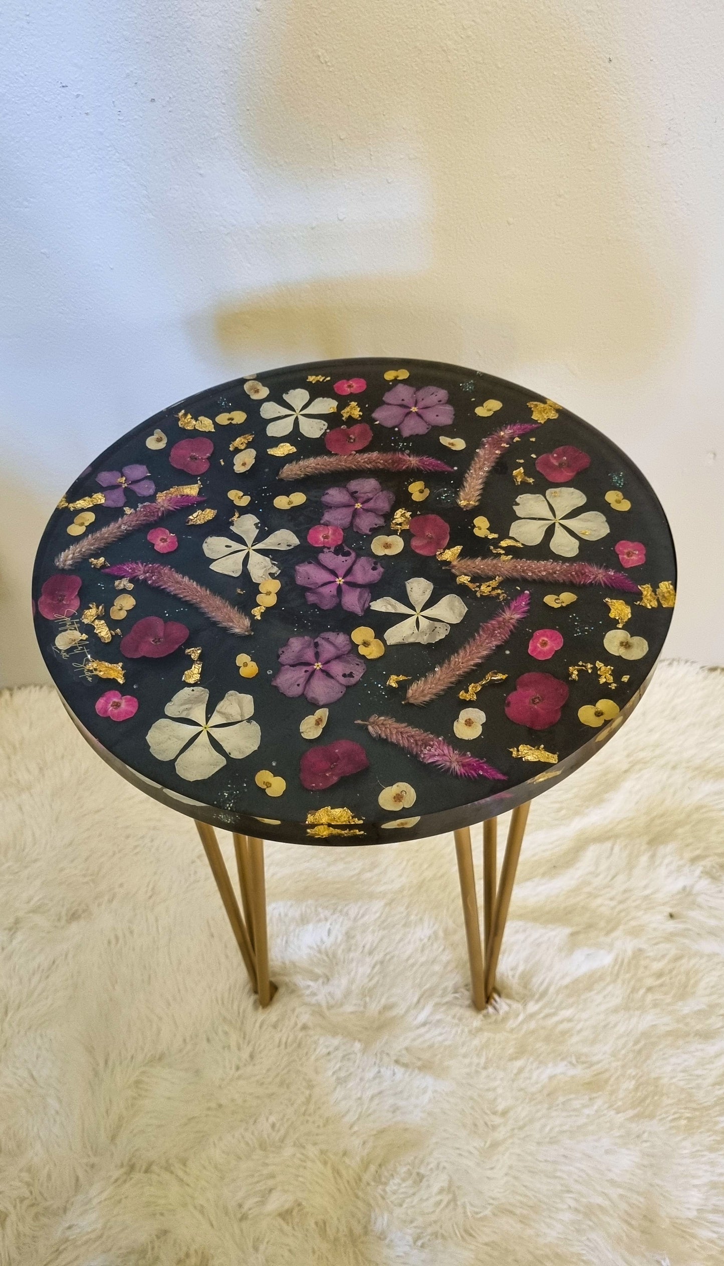 Floral Accent Table