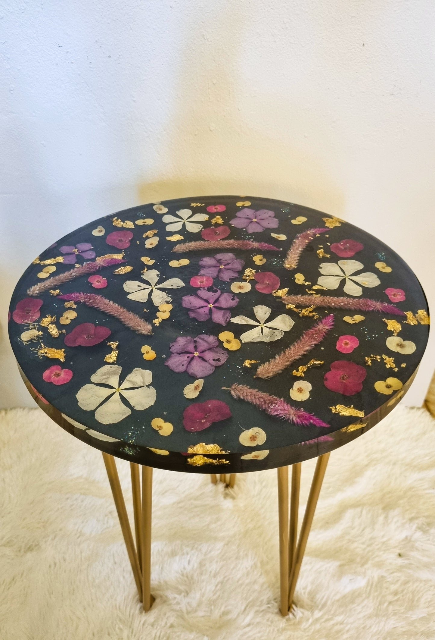 Floral Accent Table